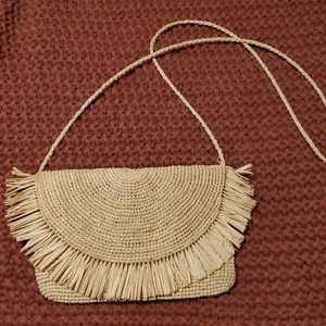 Mar y Sol straw crossbody